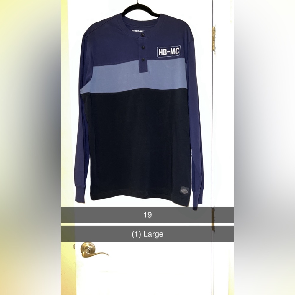 BNWT Harley Davidson Long Sleeve Shirt.